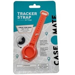 Case-Mate Tracker Strap for Apple AirTags Peach Color‎ Watch/Bracelet New